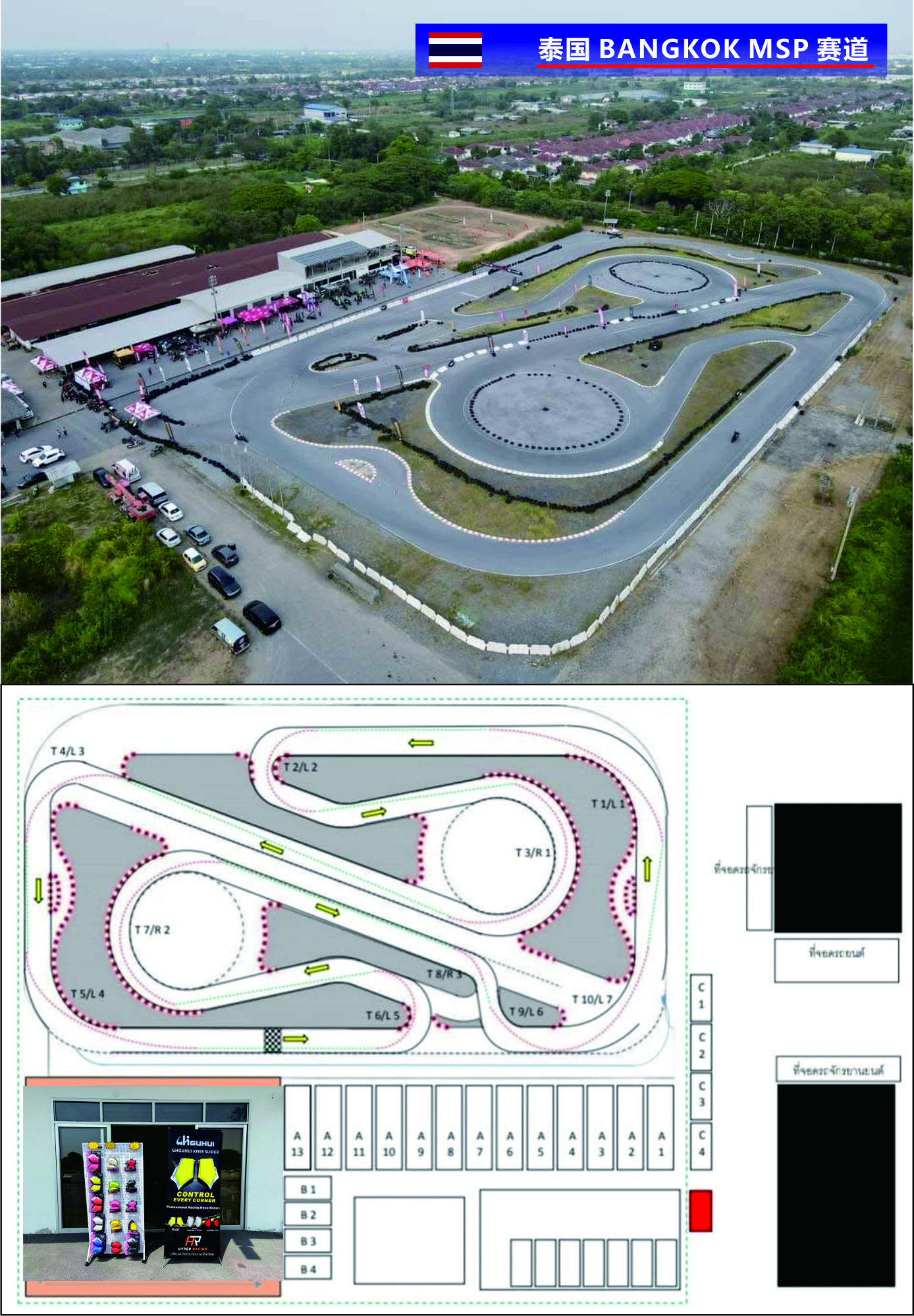 国辉磨包泰国地区合作方及所在训练场地